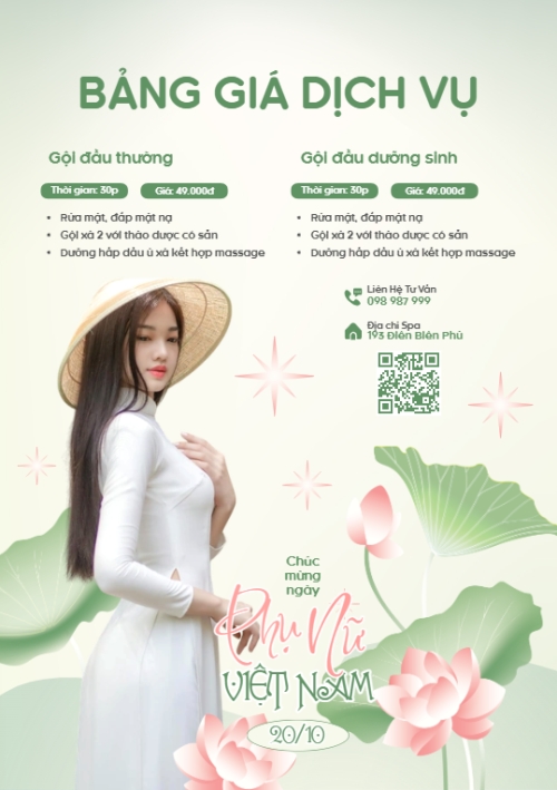 20/10, Ngày phụ nữ Việt Nam, Vietnamese Women's Day, phụ nữ, sự kiện, event, mỹ phẩm, làm đẹp, beauty, hiện đại, modern