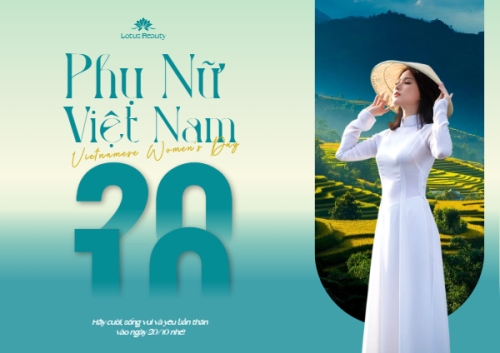 20/10, Ngày phụ nữ Việt Nam, Vietnamese Women's Day, phụ nữ, sự kiện, event, mỹ phẩm, làm đẹp, beauty, hiện đại, modern