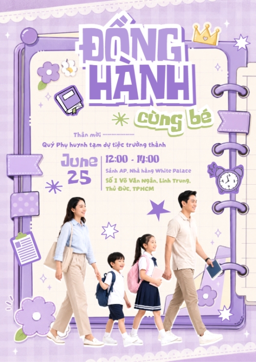 Đồng hành cùng bé