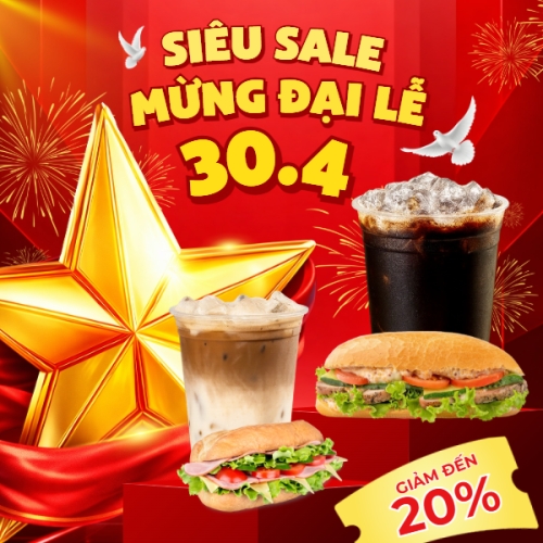 Siêu sale mừng đại lễ