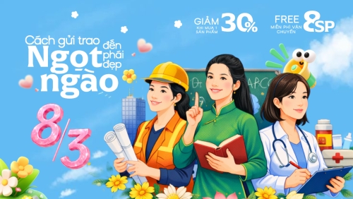 Cách gửi trao ngọt ngào đến phái đẹp