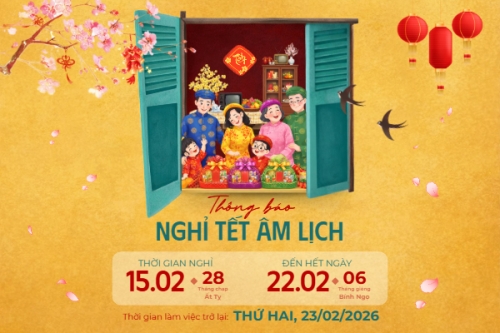 Thông báo nghỉ tết Nguyên Đán
