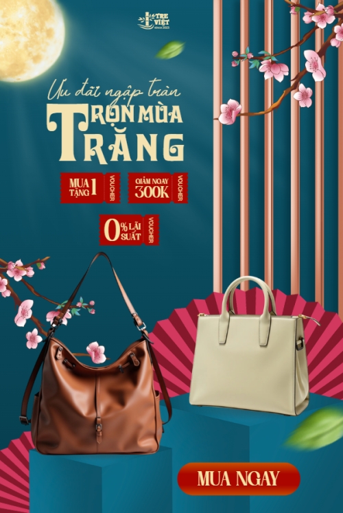 Trung thu, Tết Đoàn Viên, mid-autumn festival, fashion, thời trang, túi, bag, hiện đại, modern, đơn giản