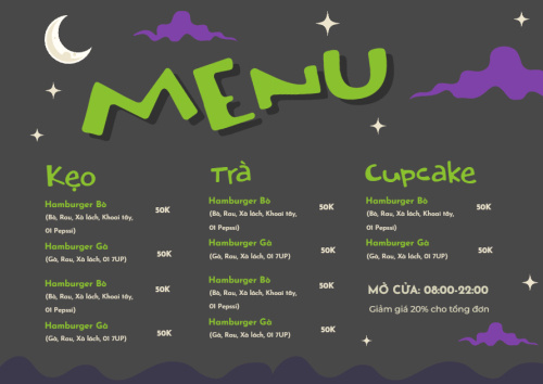 Halloween, đồ ăn, food, thực phẩm, ẩm thực, món ăn, F&B, nhà hàng, thức ăn