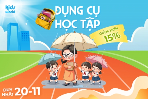 Giảm giá dụng cụ học tập