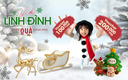 Ưu đãi linh đình nhận quà giáng sinh
