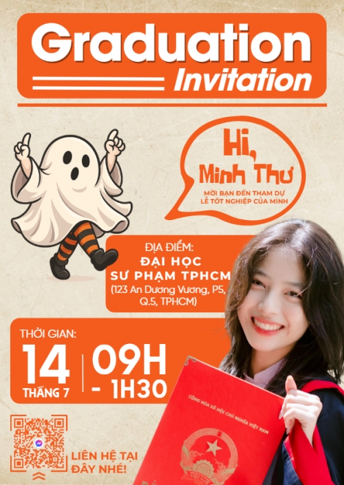 Halloween, tốt nghiệp, graduate, lễ hội ma quái, sự kiện, event, dễ thương, cute, chibi, hoạt hình, cartoon