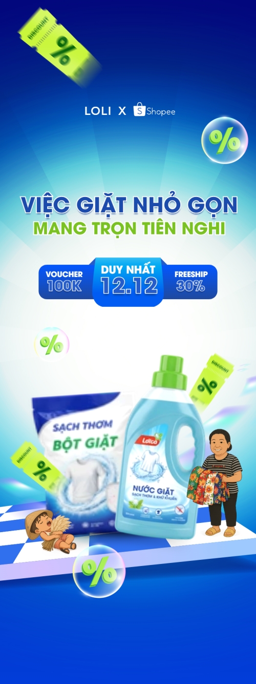Việc giặt nhỏ gọn mang trọn tiện nghi