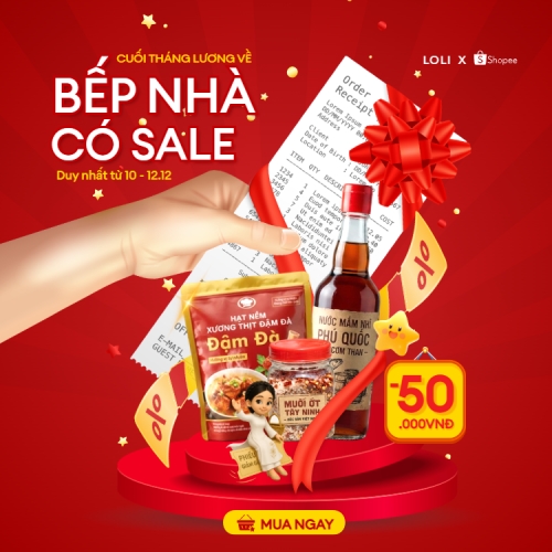 Cuối tháng lương về bếp nhà có sale