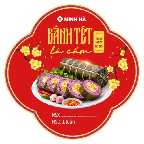 Bánh tét lá cẩm