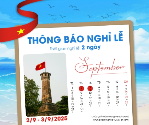 2/9, Quốc Khánh, lễ hội, thông báo, lịch nghỉ, Việt Nam, sự kiện, event, hiện đại, modern