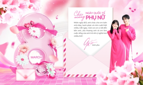 Chúc mừng ngày Quốc tế phụ nữ 8/3