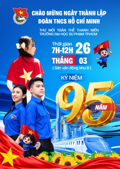 Chào mừng kỷ niệm ngày thành lập Đoàn TNCS Hồ Chí Minh 26/3