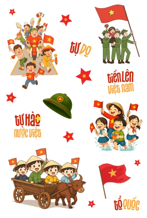 2/9, Quốc Khánh, lễ hội, Việt Nam, sự kiện, event, dễ thương, cute