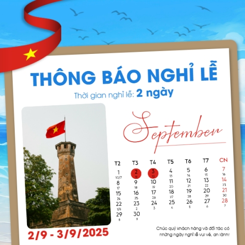 2/9, Quốc Khánh, lễ hội, thông báo, lịch nghỉ, Việt Nam, sự kiện, event, hiện đại, modern