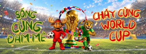Sống cùng đam mê, cháy cùng World Cup