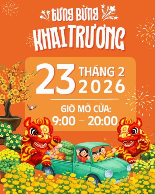 Tưng bừng khai trương