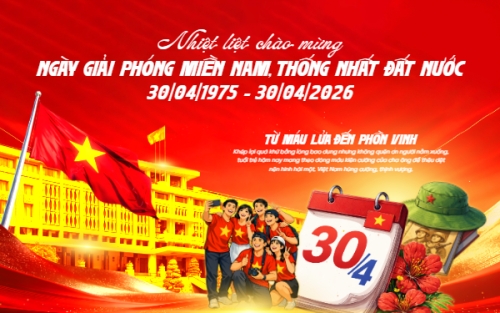Chào mừng 51 năm giải phóng miền Nam, thống nhất đất nước 30/4