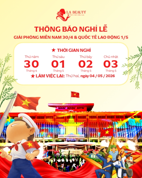 Thông báo nghỉ lễ Giải phóng miền Nam 30/4 và Quốc tế Lao động 1/5