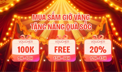 Mua sắm giờ vàng tặng nàng quà sốc