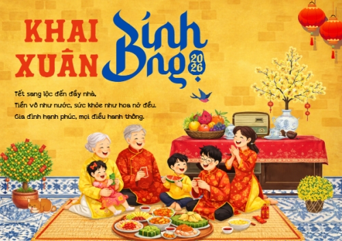 Khai xuân bính ngọ 2026