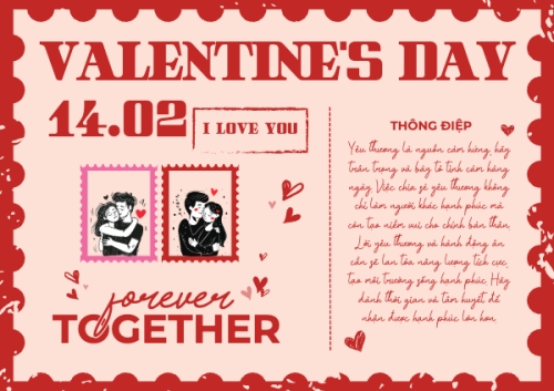 thiệp valentine