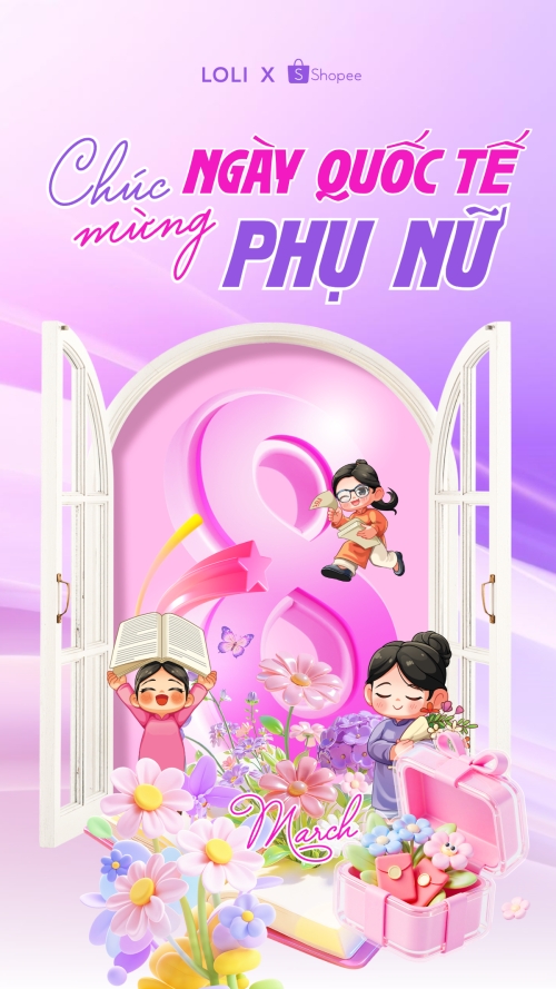 Chúc mừng ngày Quốc tế phụ nữ 8/3