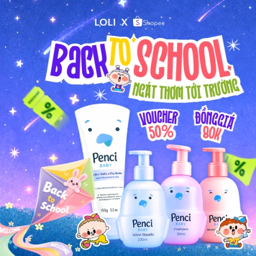 Back to school ngát thơm tới trường