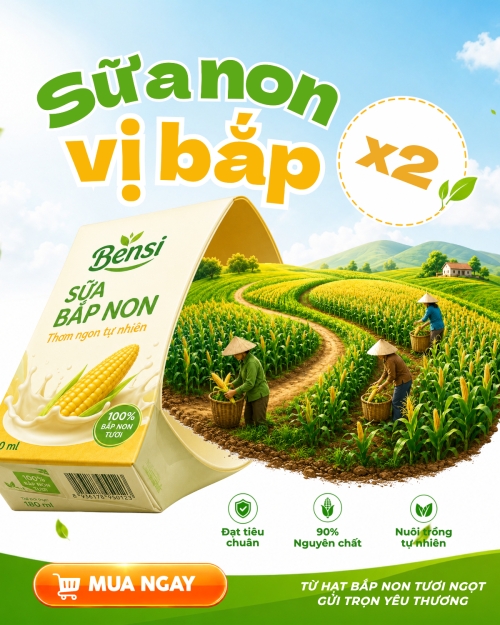 Sữa non X2 vị bắp