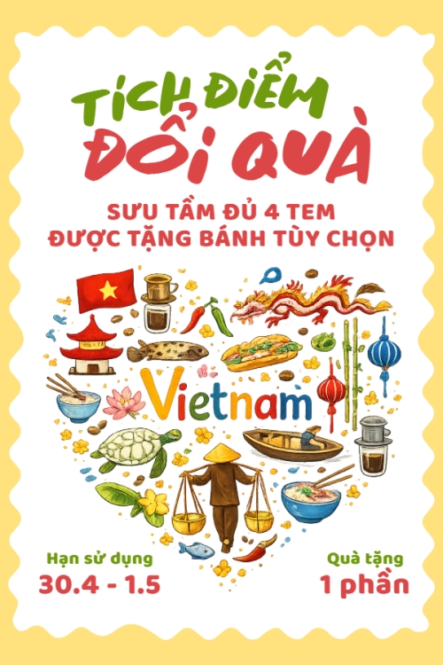 Tích điểm đổi quà 30/4