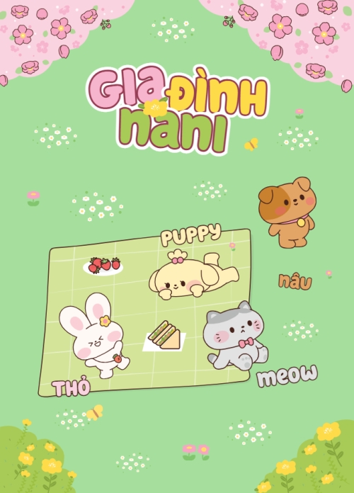 Thỏ, mèo, cún, bunny, cat, dog, cá nhân, personal style, cute, dễ thương, hoạt hình