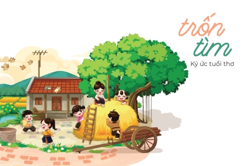Trò chơi dân gian, trò chơi trốn tìm, Việt Nam, traditional, truyền thống, đơn giản — 1