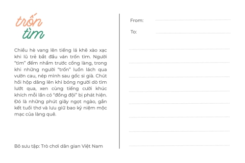 Trò chơi dân gian, trò chơi trốn tìm, Việt Nam, traditional, truyền thống, đơn giản — 2