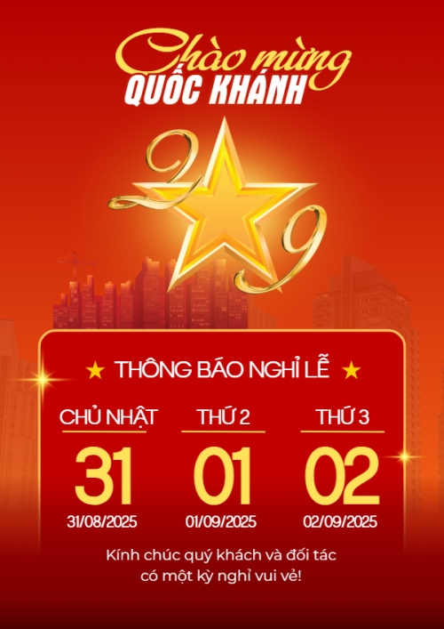 2/9, Quốc Khánh, lễ hội, thông báo, lịch nghỉ, Việt Nam, sự kiện, event, hiện đại, modern
