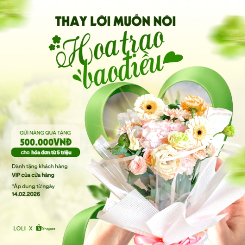 Thay lời muốn nói hoa trao bao điều