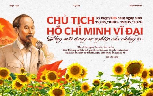 Kỷ niệm 136 năm ngày sinh Chủ tịch Hồ Chí Minh