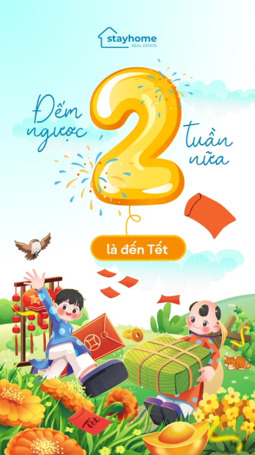 Đếm ngược 2 tuần nữa là đến Tết