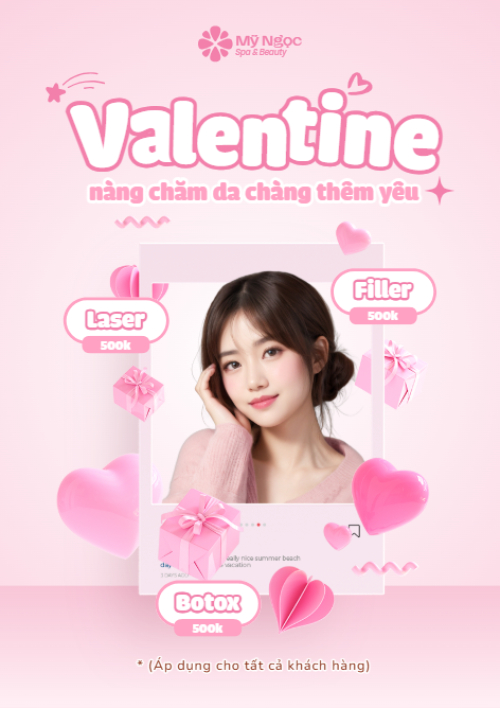 Quốc tế phụ nữ, 8/3, valentine, lễ tình nhân, 14/2, làm đẹp, spa, beauty