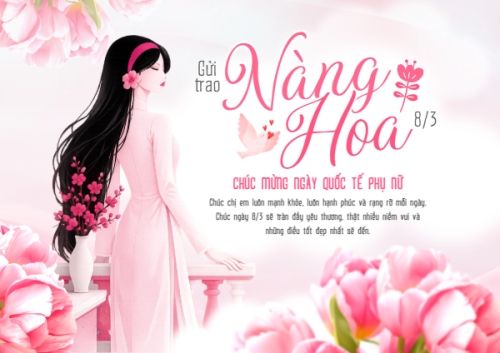 Gửi trao nàng hoa 8/3