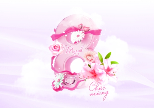 Chúc mừng ngày Quốc tế phụ nữ 8/3