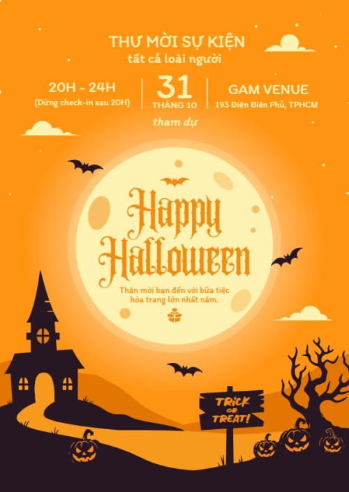 Halloween, lễ hội ma quái, sự kiện, event, dễ thương, cute, chibi, hoạt hình, cartoon