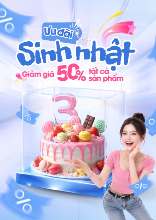 Giảm giá sinh nhật