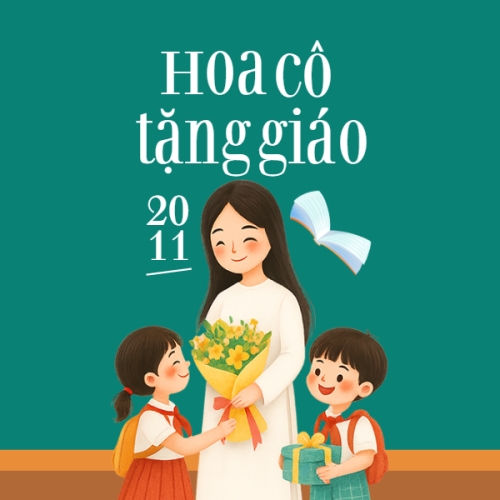 Hoa tặng cô giáo 20/11