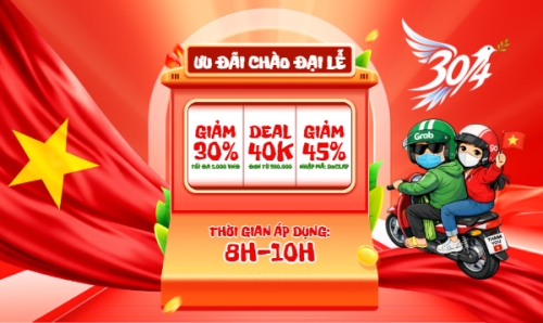 Ưu đãi chào đại lễ 30/4