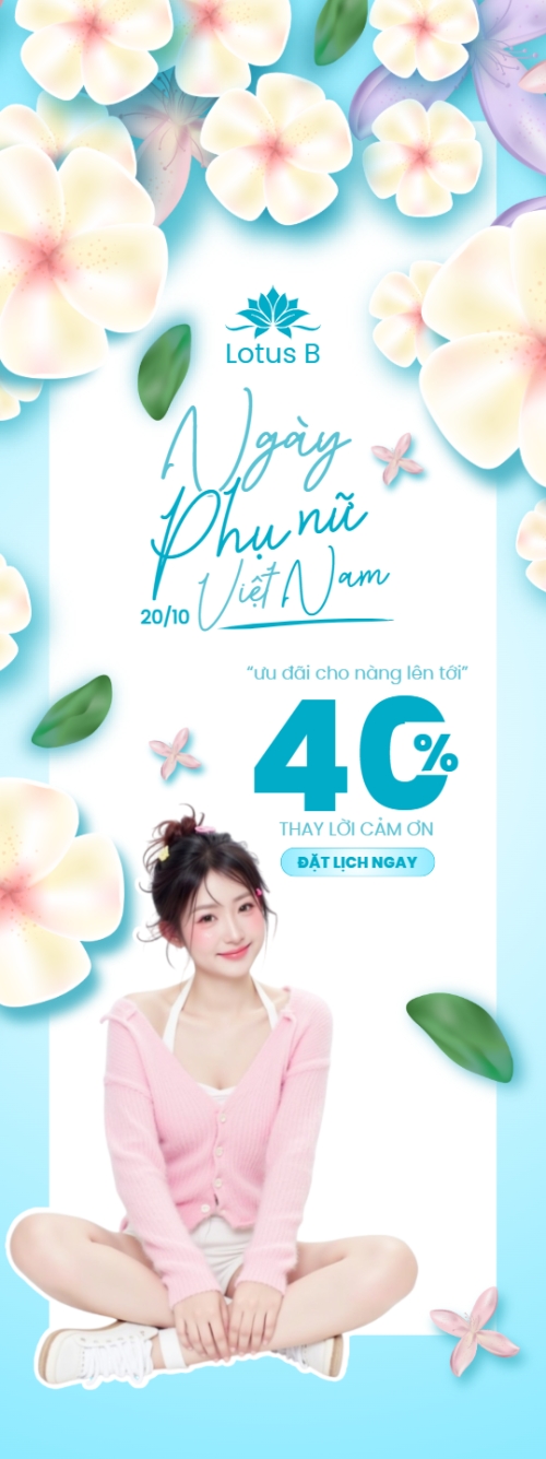 20/10, Ngày phụ nữ Việt Nam, Vietnamese Women's Day, phụ nữ, sự kiện, event, mỹ phẩm, làm đẹp, beauty, hiện đại, modern