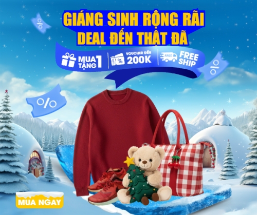 Giáng sinh rộn ràng deal đến thật đã