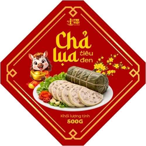 Chả lụa tiêu đen
