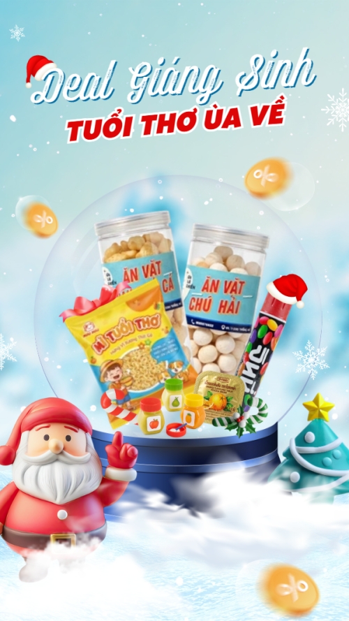 Deal giáng sinh tuổi thơ ùa về