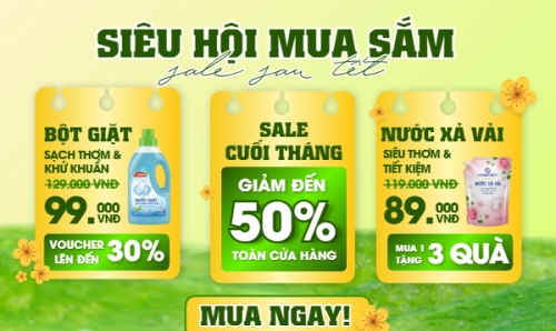 Siêu hội mua săm sale sau tết