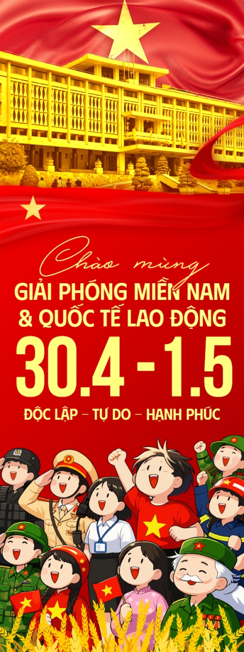 Chào mừng ngày Giải phóng miền Nam, thống nhất đất nước